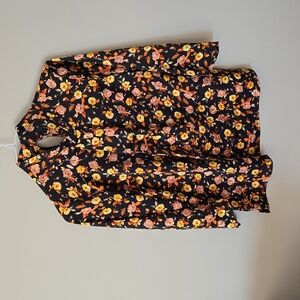 TAHARI bow neck blouse, size med. NWT